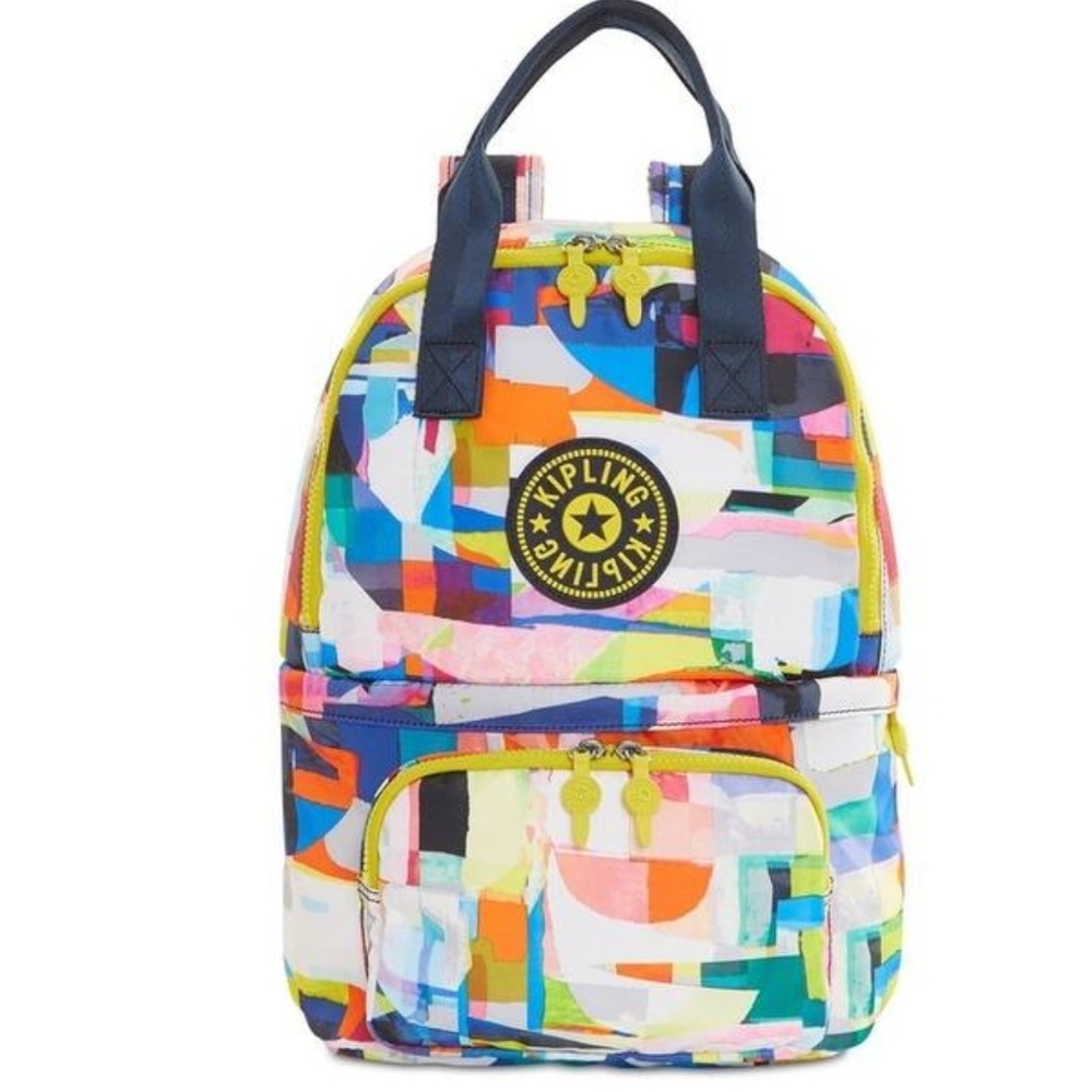 Kipling Multicolor Abstract Backpack